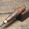 Vintage W&P S.J. Addis Woodcarving Spoon Bit Chisel - Sharpened