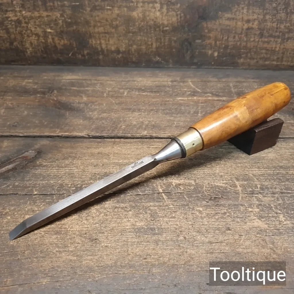 Vintage 3/8” Marples & Sons Carpenters Mortice Chisel - Refurbished