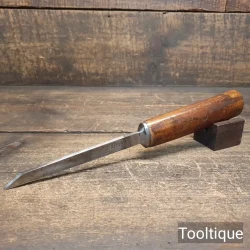 Vintage 3/16” I&H Sorby Carpenters Pigsticker Mortice Chisel - Refurbished