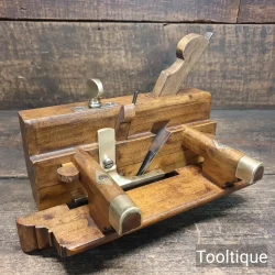 Antique John Moseley & Sons Boxed Sole Fillister Plane - Refurbished To Use