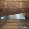 Incredible c1860 Antique 28” Thomas Turner Encore 3 Tpi Rip Hand Saw - Fully Refurbished