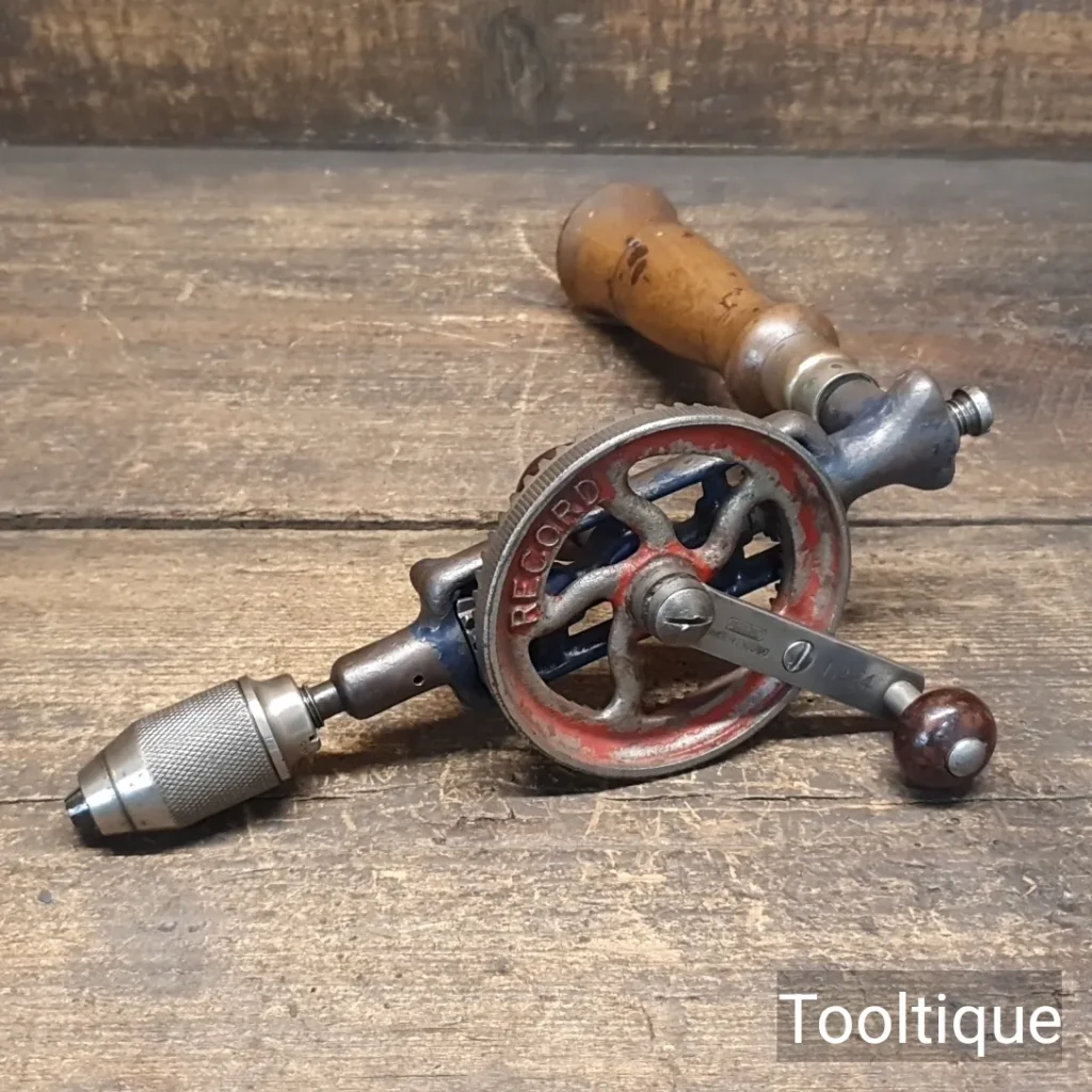 Rare Vintage 1930’s Record No: 124 Egg Beater Style Hand Drill - Good Condition