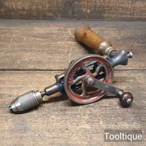 Rare Vintage 1930’s Record No: 124 Egg Beater Style Hand Drill - Good Condition Rare Vintage 1930’s Record No: 124 Egg Beater Style Hand Drill - Good Condition