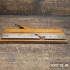 Vintage 3/8” Alex Mathieson Beechwood Grooving Plane - Refurbished