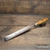 Antique Thomas Ibbotson 1 ¼” Patternmakers Long Series Incannel Gouge Chisel