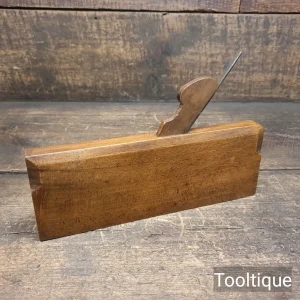 Crisp Vintage Quirk Ovolo & Bead Beechwood Moulding Plane - Refurbished Crisp Vintage Quirk Ovolo & Bead Beechwood Moulding Plane - Refurbished