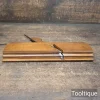 Crisp Vintage Quirk Ovolo & Bead Beechwood Moulding Plane - Refurbished