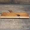 Vintage Griffiths Norwich Side Round Beechwood Moulding Plane - Good Condition