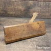 Vintage No: 9 Carpenters Round or Hollowing Beechwood Moulding Plane