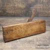 Antique Moseley of London Beechwood Groove Chamfering Plane - Refurbished