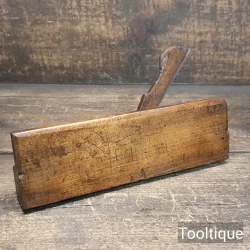 Antique Moseley of London Beechwood Groove Chamfering Plane - Refurbished