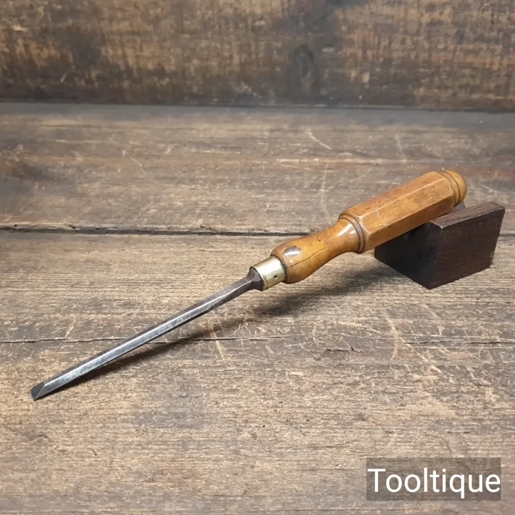 Vintage ¼” Marples & Sons Shamrock Bevel Edge Chisel - Refurbished