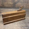 Vintage 7/32” Carpenter's Tongue Cutting Plane Adjustable Fence - Refurbished