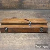 Vintage 7/32” Carpenter's Tongue Cutting Plane Adjustable Fence - Refurbished