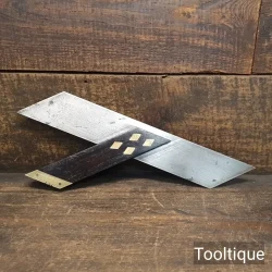 Vintage Rosewood & Brass Carpenters Mitre Square - Refurbished