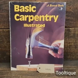 Vintage Basic Carpentry Book by Sunset - Good Condition
