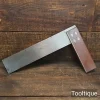 Vintage Carpenters Rosewood & Brass Square - Good Condition