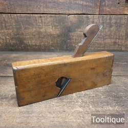Vintage 1 1/8” Master’s Beechwood Skew Iron Rabbet Plane - Refurbished