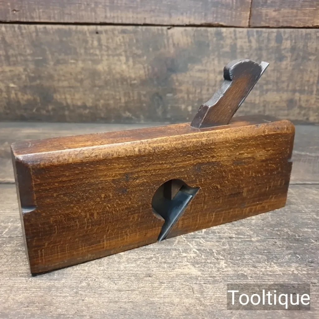 Vintage 1 ½” Moseley & Sons Skew Ironed Beechwood Rabbet Plane - Refurbished
