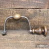 Antique French Sixpenny Brace Beechwood Handles - Good/Fair Condition