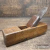 Antique Carriage Maker’s Beechwood Rabbet Plane - Refurbished