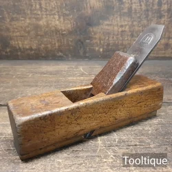 Antique Carriage Maker’s Beechwood Rabbet Plane - Refurbished