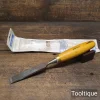 Near Mint Vintage Marples Sheffield ¾” or 20mm Carpenters Firmer Chisel