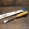 Near Mint Vintage Marples Sheffield 1” 25mm Carpenters Firmer Chisel