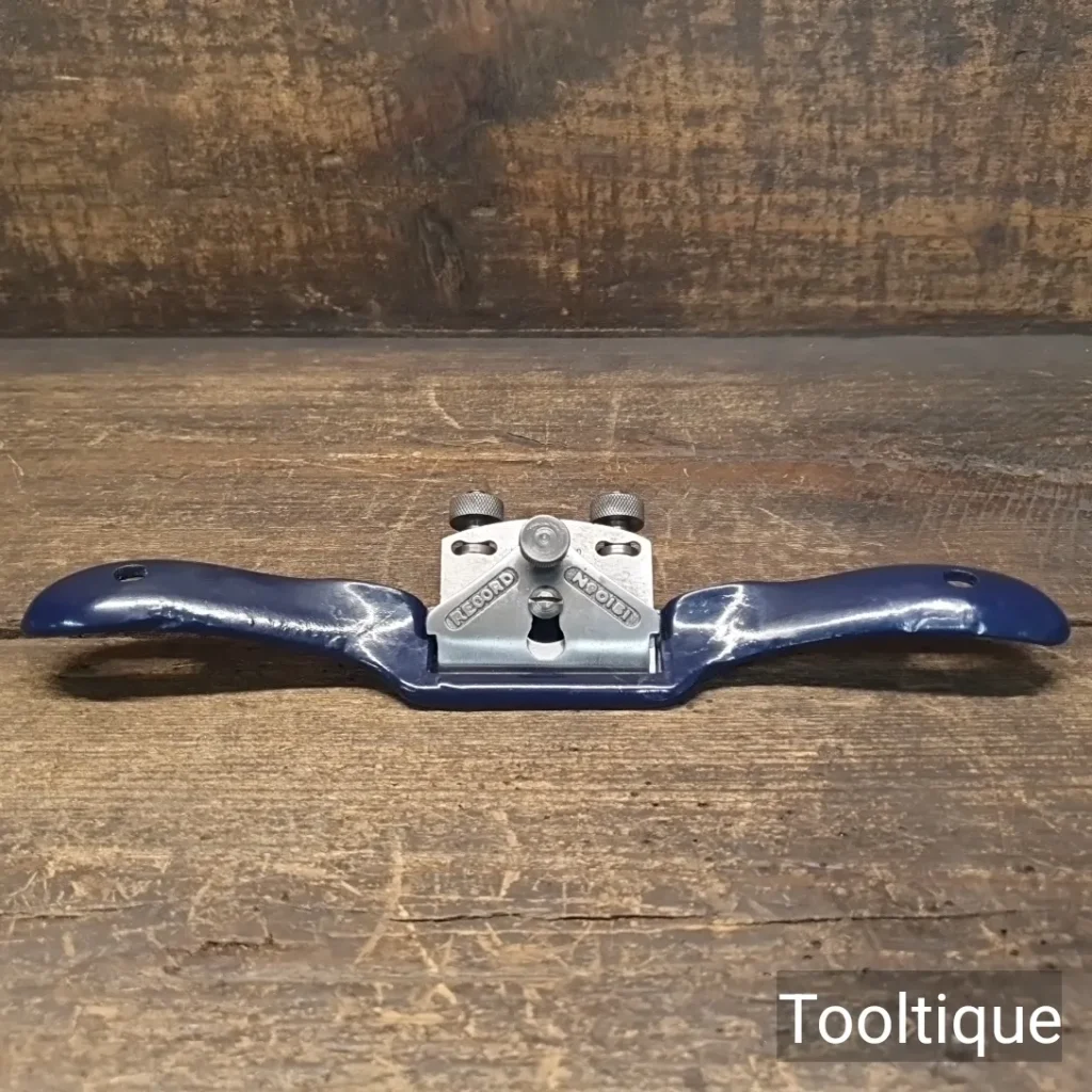 Vintage Record No: 0151 Flat Soled Spokeshave Screw Adjustment - Fully Refurbished