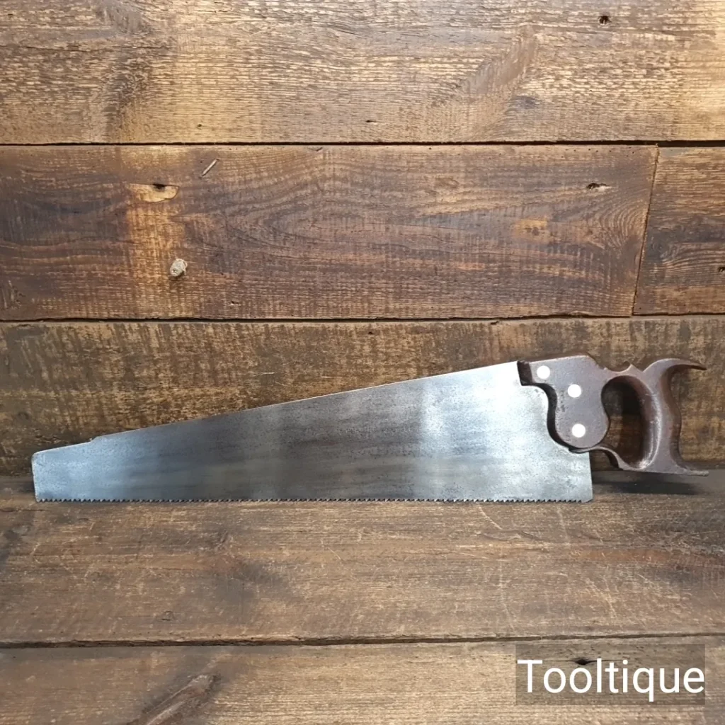 Antique 20” G. Harding & Sons c1890 Rip Saw 5 ½ TPI - Fully Refurbished