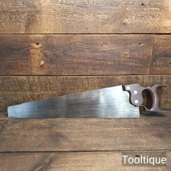 Antique 20” G. Harding & Sons c1890 Rip Saw 5 ½ TPI - Fully Refurbished