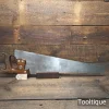 Vintage 22” Taylor Bros Advance Guinea 6 Tpi Rip Saw - Fully Refurbished