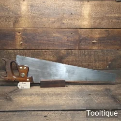 Vintage 22” Taylor Bros Advance Guinea 6 Tpi Rip Saw - Fully Refurbished
