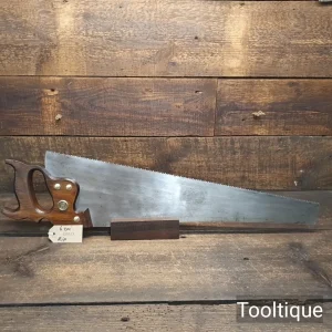 Vintage 22” Taylor Bros Advance Guinea 6 Tpi Rip Saw - Fully Refurbished