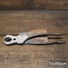 Crisp Vintage 9” Plumbers Gas Fitters Pipe Grip Pliers - Good Condition