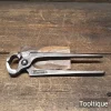 Vintage 8” Upholsterers Pincer Pliers - Good Condition