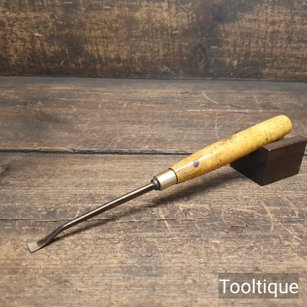 Vintage 3/8” Frost Norwich No: 24 Woodcarving Spoon Bit Chisel - Sharpened