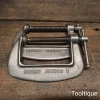 Vintage Pair of 3” Record Tools Sheffield Junior G Cramps - Good Condition