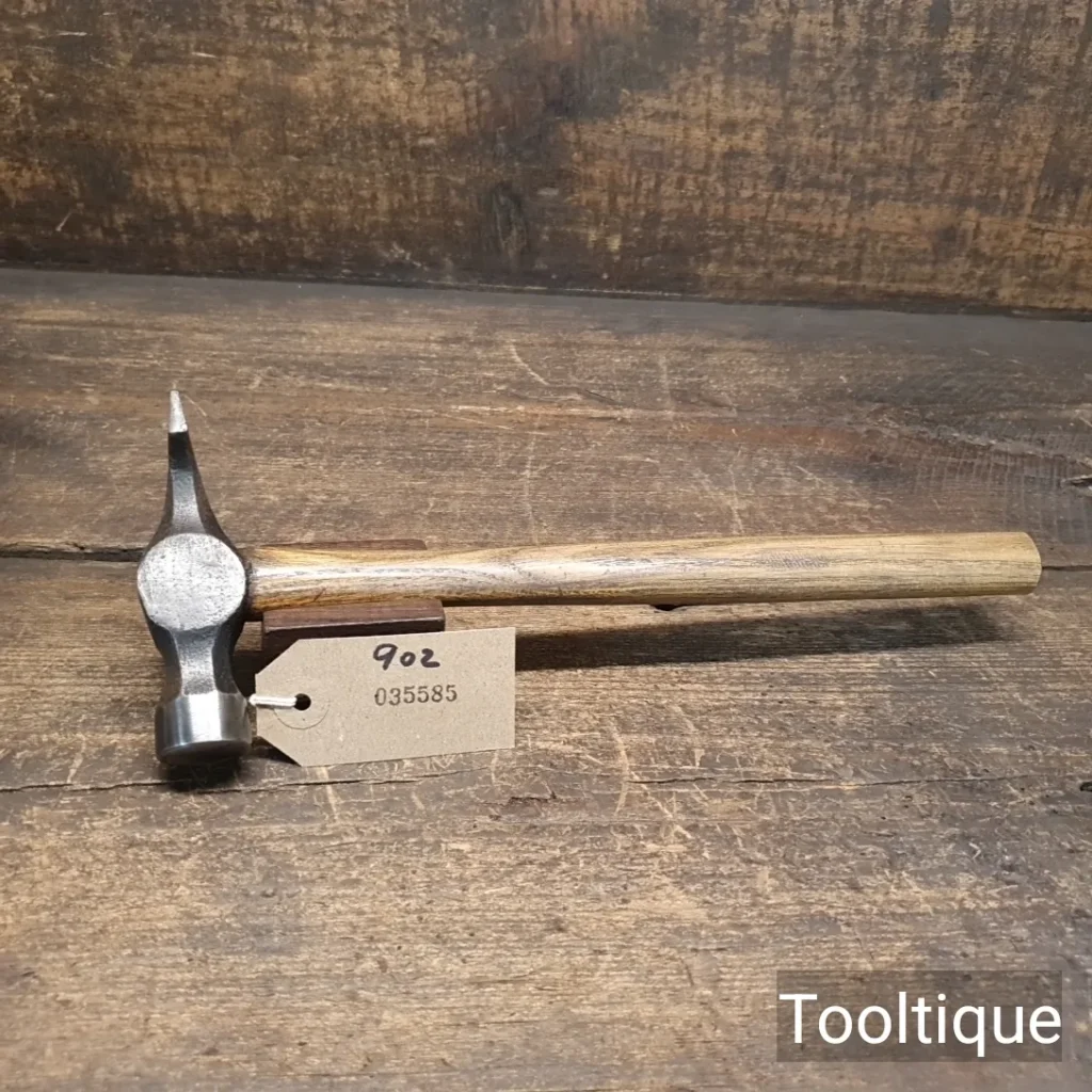 Rare Vintage Cabinet Makers 8oz Cast Steel Veneering Hammer - Refurbished