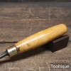 Vintage 8.25” x 1.5” Long Series I. Sorby Sheffield Firmer Chisel - Fully Refurbished