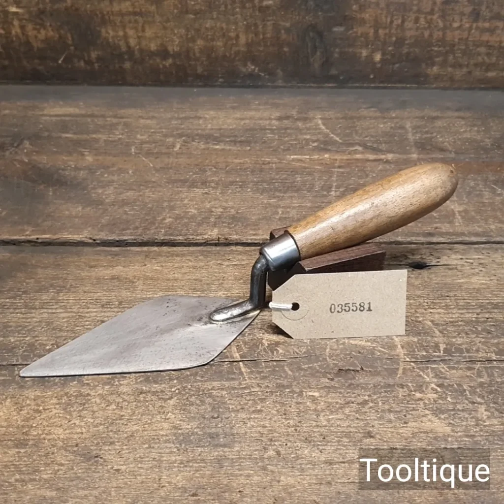 Vintage Bricklayer’s Pointing Trowel Beechwood Handle - Refurbished
