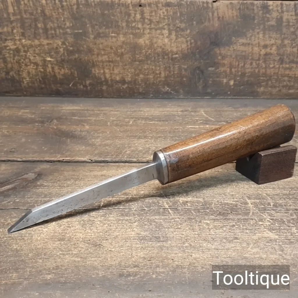 Antique ¼” James Howarth Carpenters Pigsticker Mortice Chisel - Refurbished
