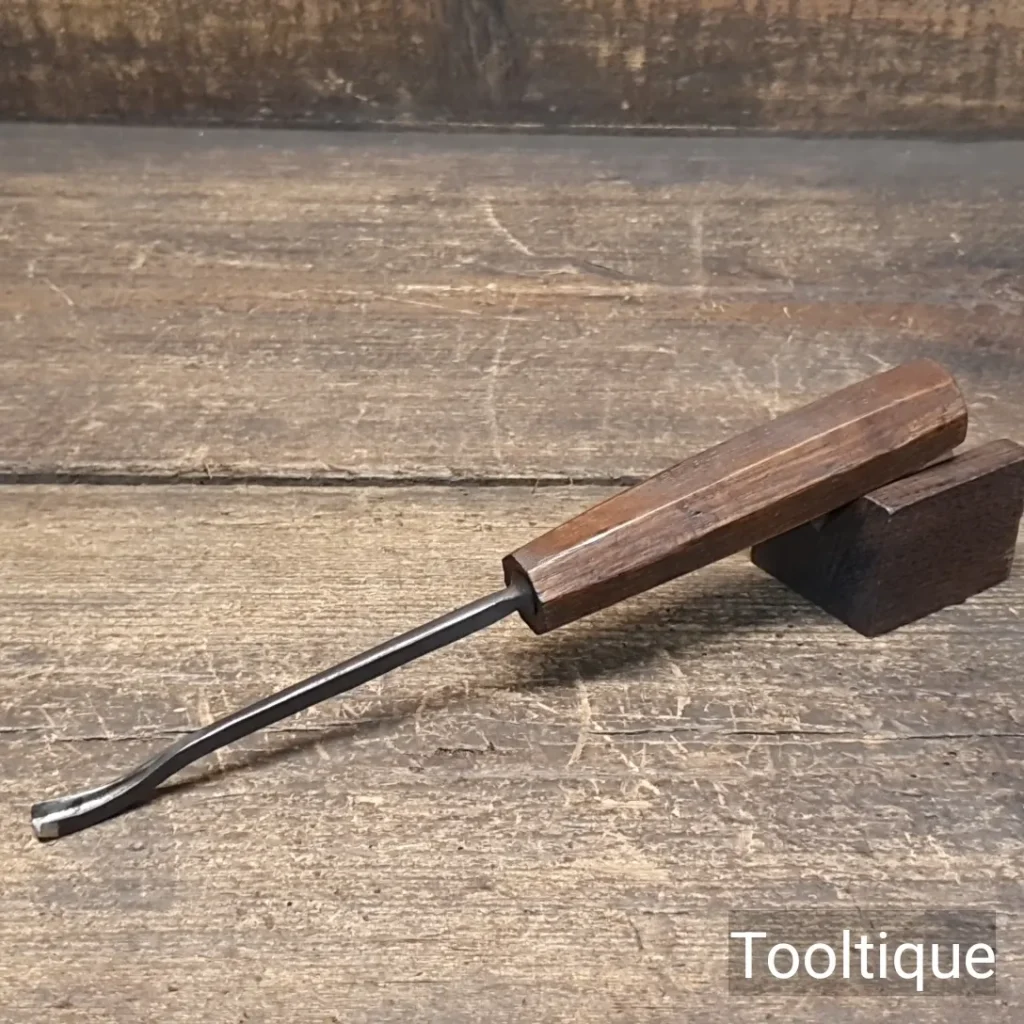 Vintage Tiranti Woodcarving Channelled Spoon Bit Chisel - Sharpened