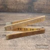 Vintage Rabone No: 1167 Boxwood & Brass Folding Rule - Fair Condition