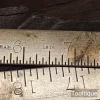 Vintage c1915 WW1 2ft John Rabone No: 1243 Brass Imperial Folding Rule - Refurbished