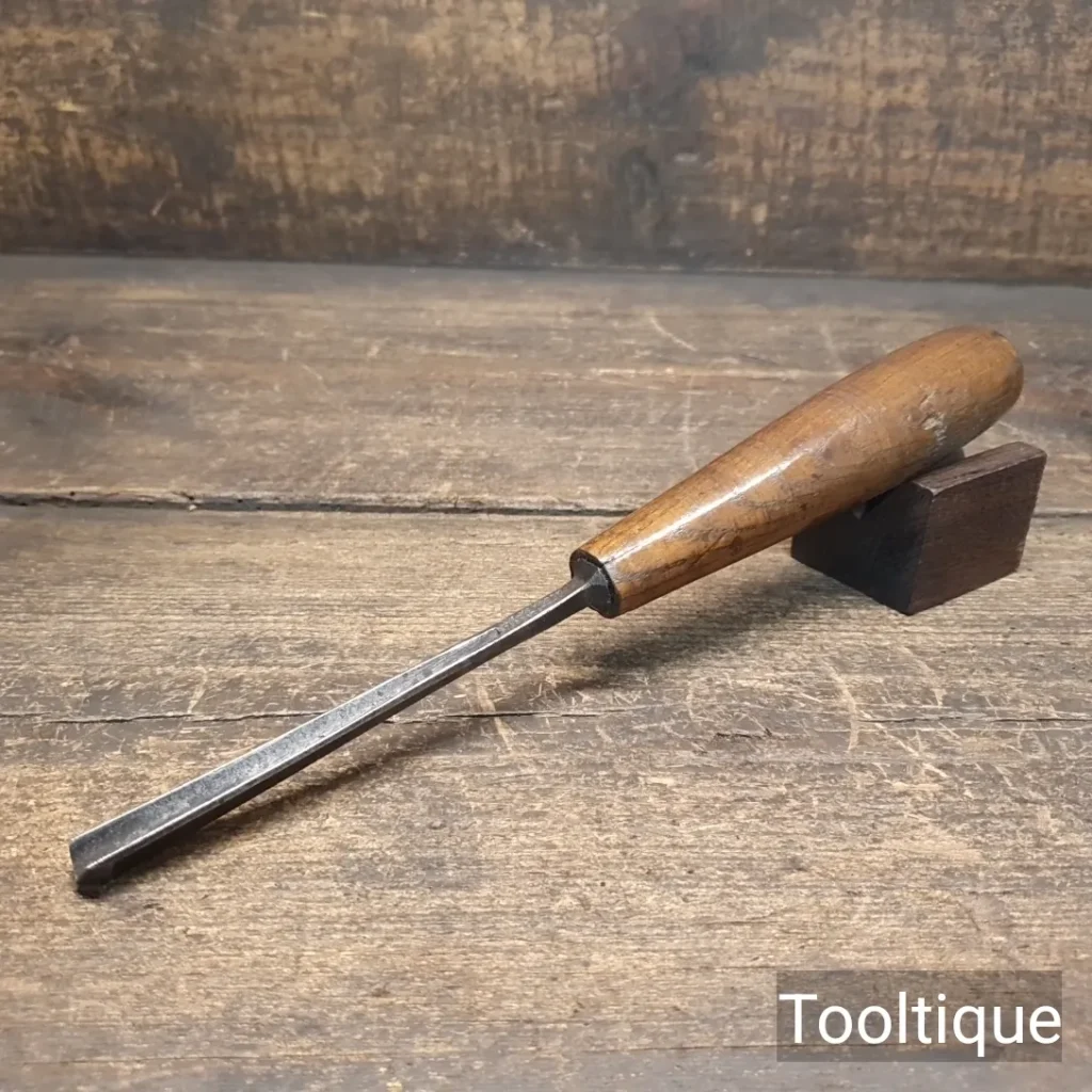 Vintage J. Howarth Woodcarving Straight 3/8” Vee Chisel - Refurbished