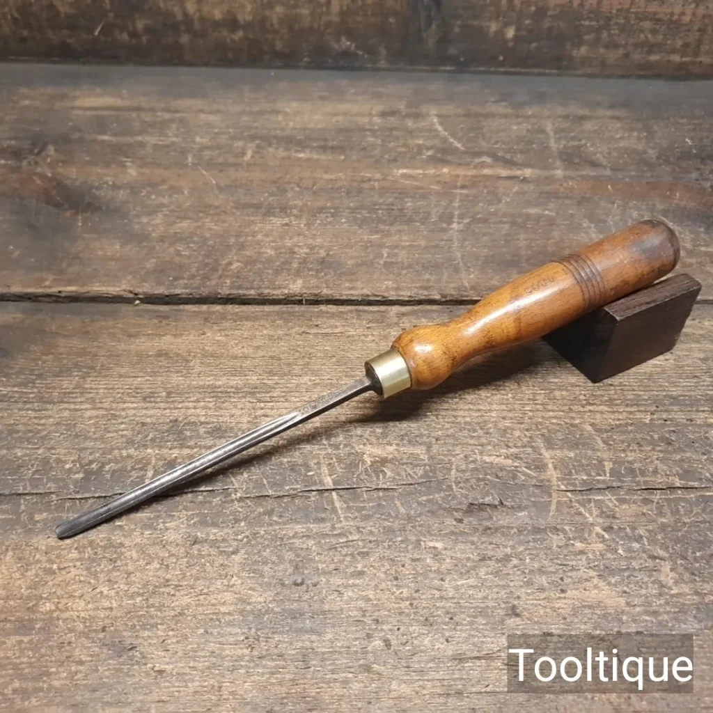 Vintage 3/16” Moseley London Woodcarving Straight Gouge Chisel - Refurbished