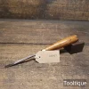 Vintage ¼” W. Marples & Sons Woodcarving Straight Flat Chisel - Refurbished