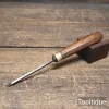 Vintage 1/8” Ward Woodcarving Straight Flat Chisel - Refurbished