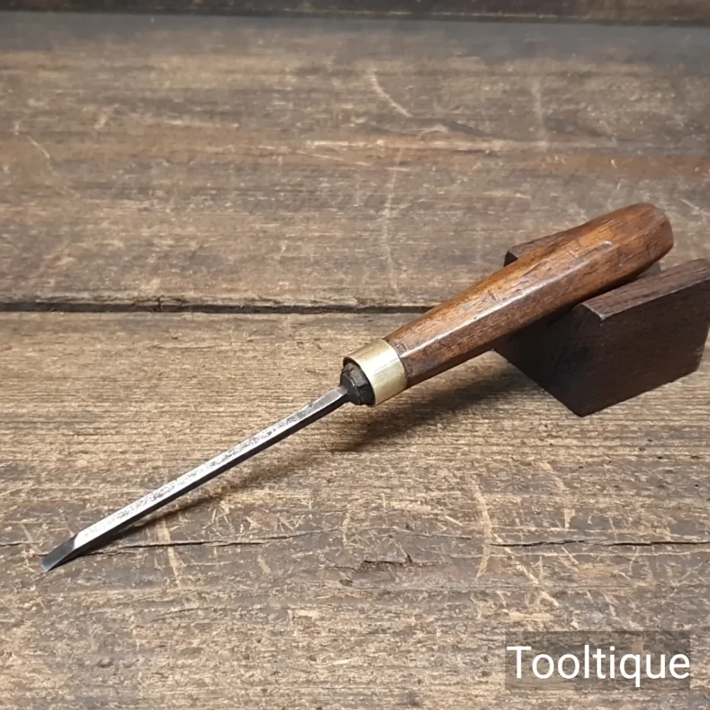 Vintage 1/8” Ward Woodcarving Straight Flat Chisel - Refurbished